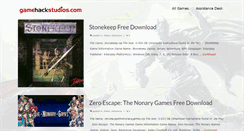 Desktop Screenshot of gamehackstudios.com